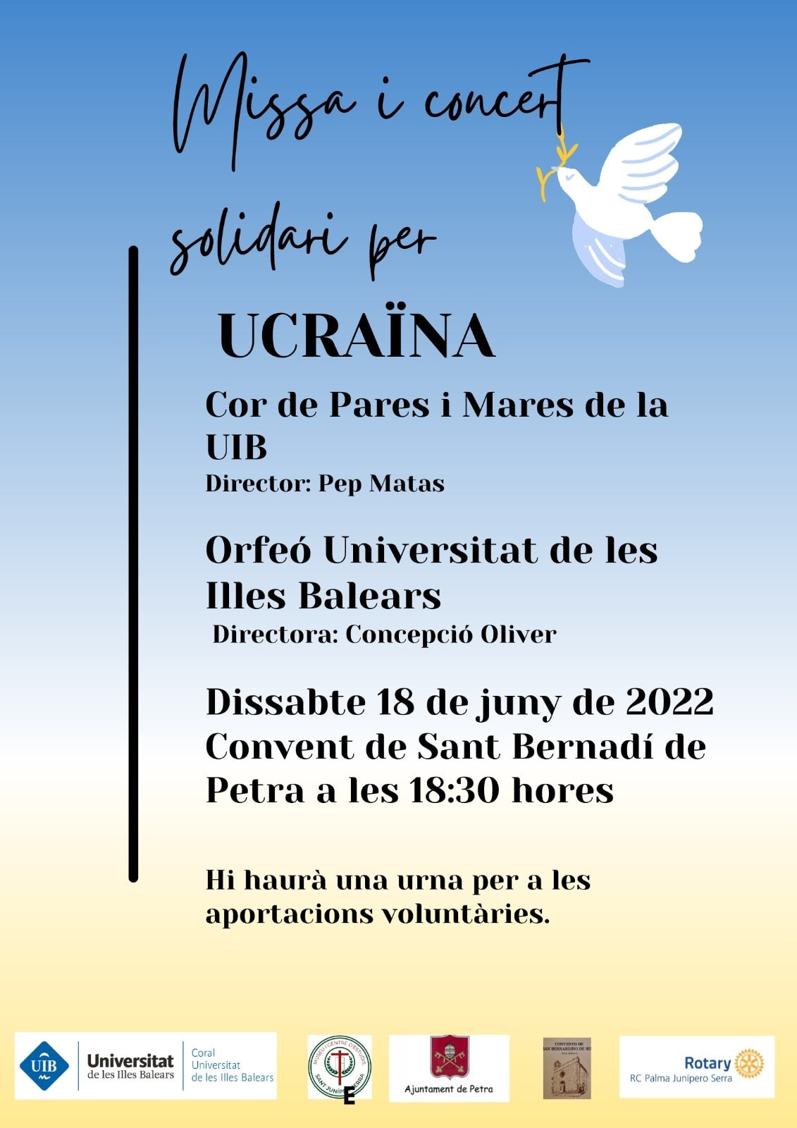 Missa i concert solidari per Ucraïna