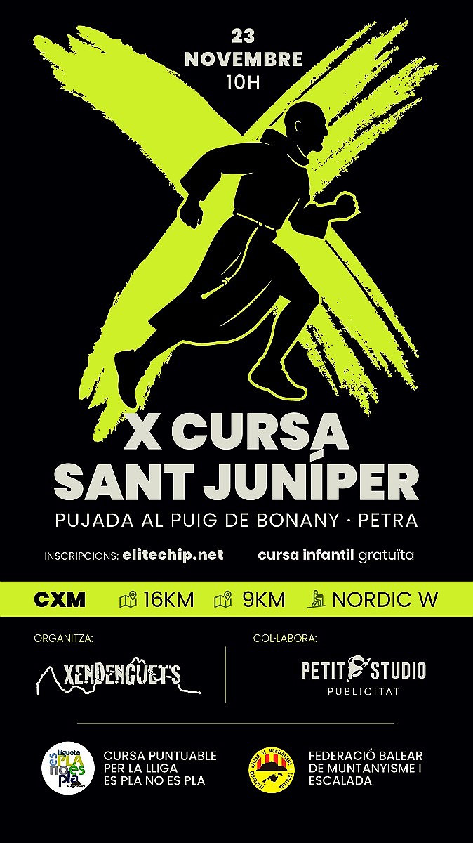 X Cursa Sant Juniper & Sant Juniper Kids 2025