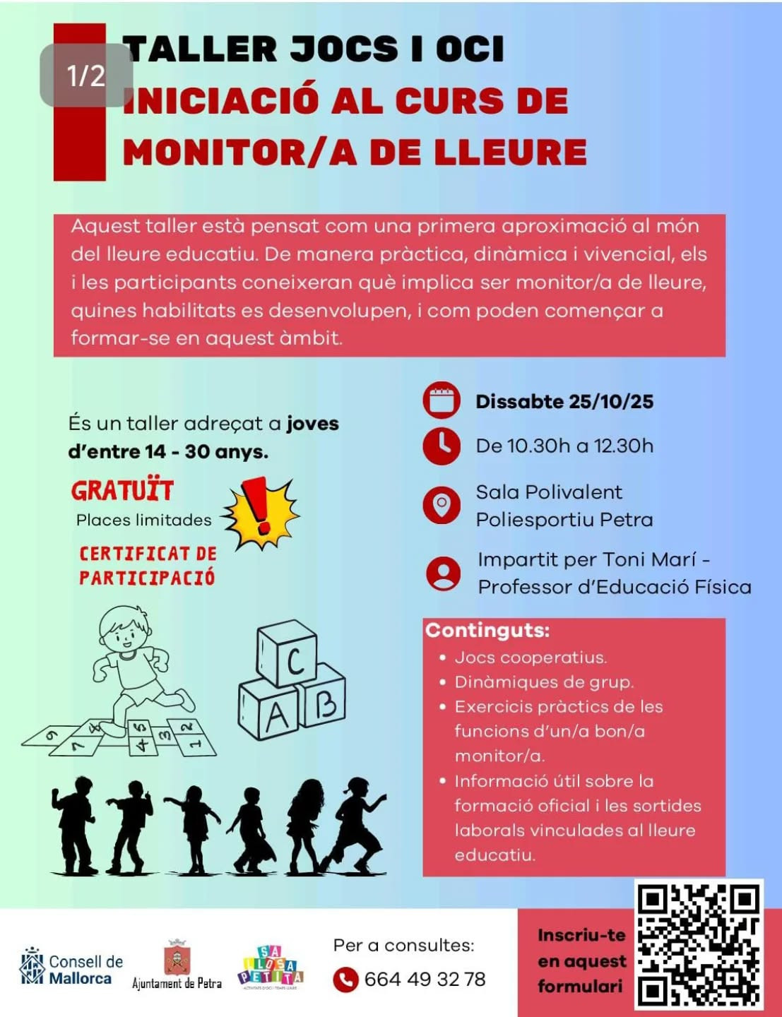 TALLER JOCS I OCI 